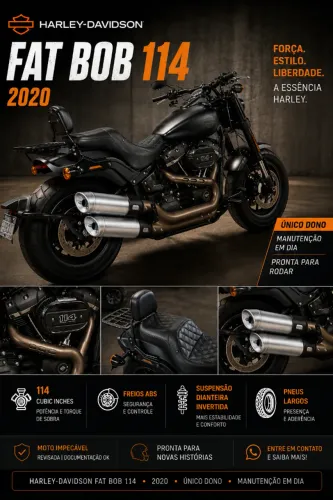 Harley Davidson softail Fat bob 114 19/20