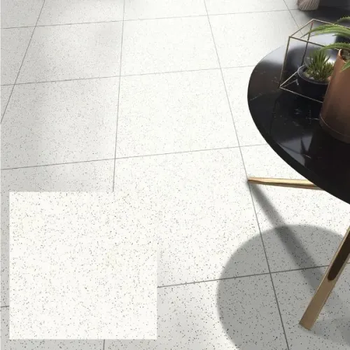 PISO TITANIUM BRANCO RETIFICADO BRILHO 60X60 CX 2,5M² - LUME