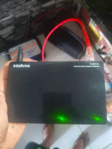 Switch 08 Portas Gigabit Ethernet Intelbras