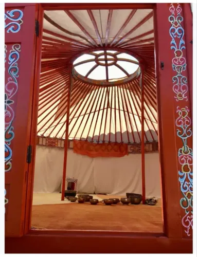 Tenda yurt mongol original autêntica