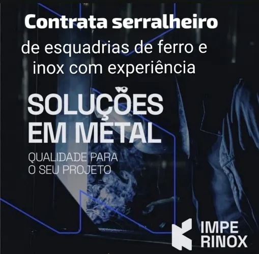 Serralheiro de ferro com experiência 
