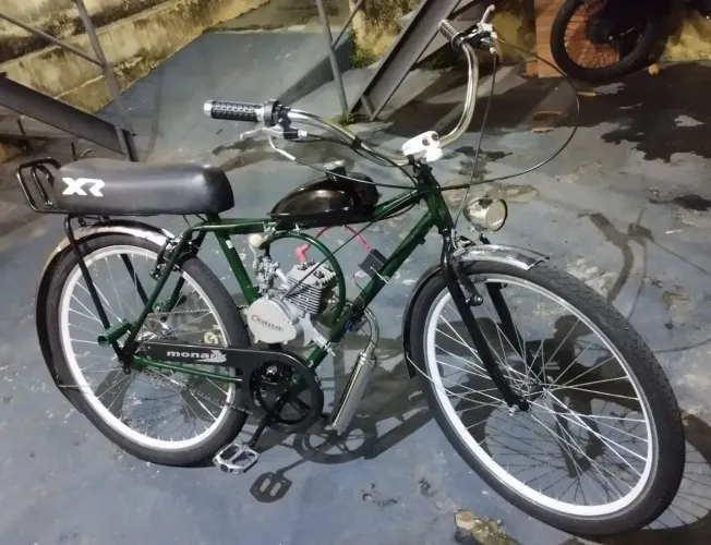 Bicicleta Bike Monark com Motor Nakasaki 80cc NOVO 0km