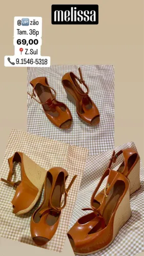 Sapatos Rasteirinhas e Melissas