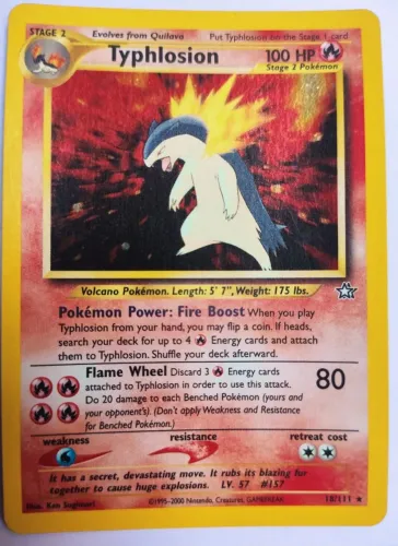 Typhlosion 18/111 - Neo Genesis - Holo - Inglês (Vintage WOTC)