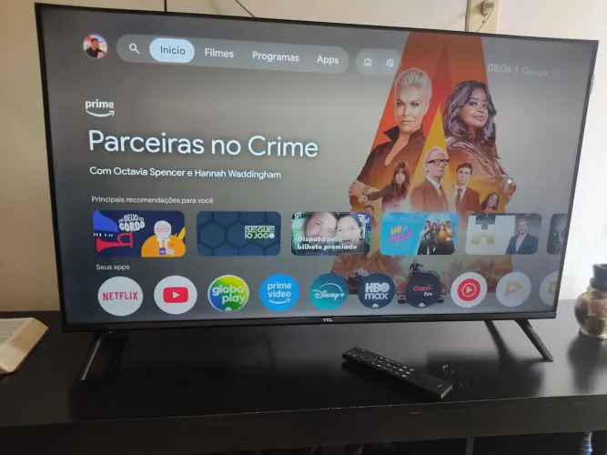 TV TCL 40 POLEGADAS QLED 1 MÊS DE COMPRADA