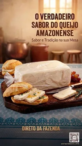 Queijo direto da fazenda (45 kg)