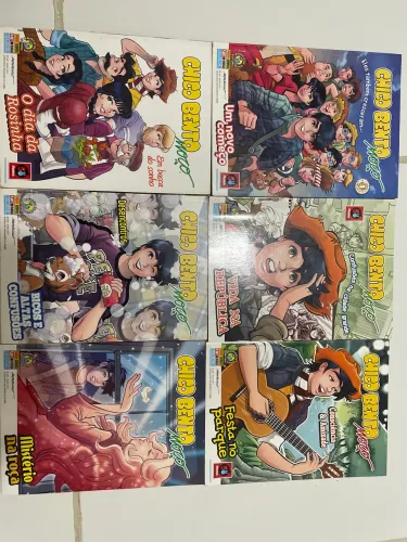 Mangá - Chico Bento Moço , 1,2,3 4,7,8