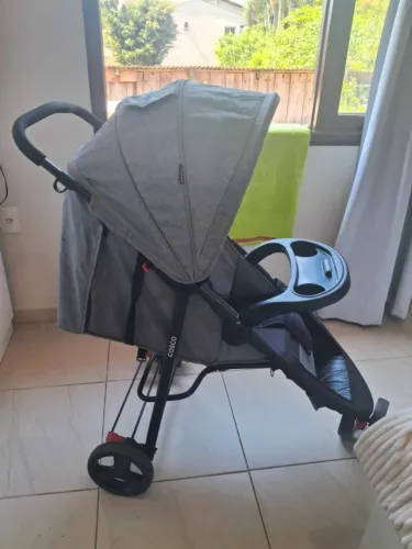 Carrinho Cosco Kids Jetty Duo - Cinza Mescla ?