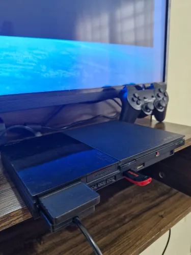Ps2 Completo + Acessórios e Jogos instalados