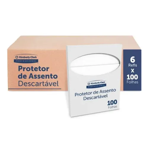 Protetor de Assento Sanitário Descartável - Caixa 600 unidades - Kimberly-Clark