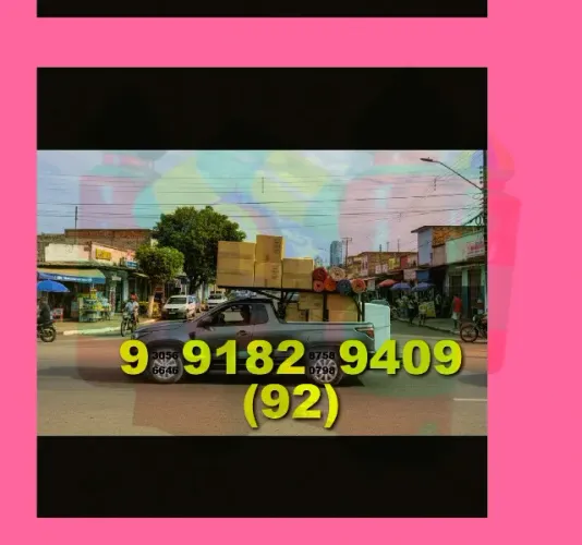 FRETE [EM] CIDADE NOVA [E] PARQUE DEZ [E] NOVO ALEIXO (92) 9/9182/9409
