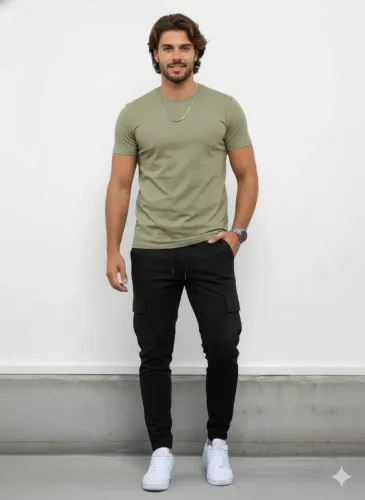 Calça Jogger Cargo Preta NOVA - G e GG - De R$ 89 por R$ 79 