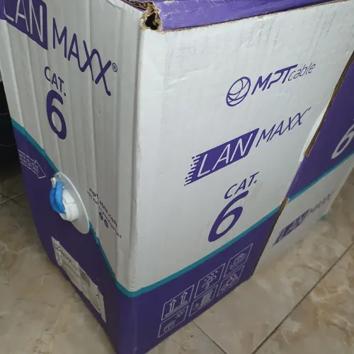 Cabo u/utp 23awgx4p cat.6 cmx azul (cx 305m) mpt