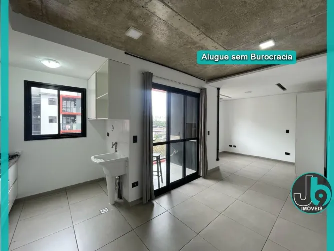 Studio para Alugar no Bairro Prado Velho 58m² com quarto integrado a sala, cozinha planeja