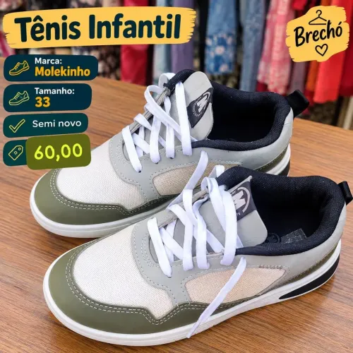 Tênis Infantil Tamanho 33