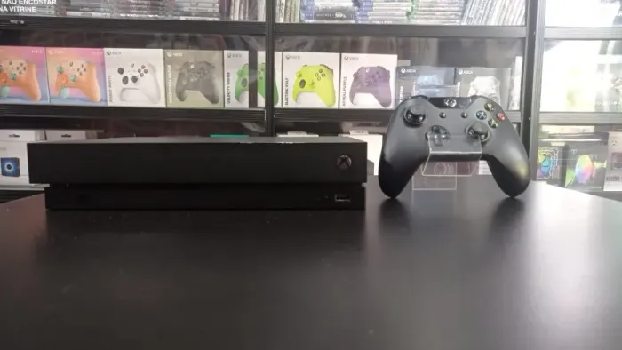 Console Xbox One X 1tb + controle + cabos