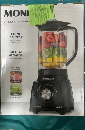 Liquidificador na Caixa