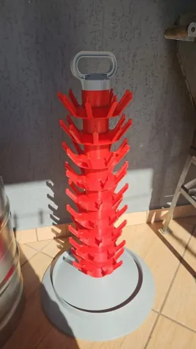 Escorredor de garrafa - árvore com 81 unidades