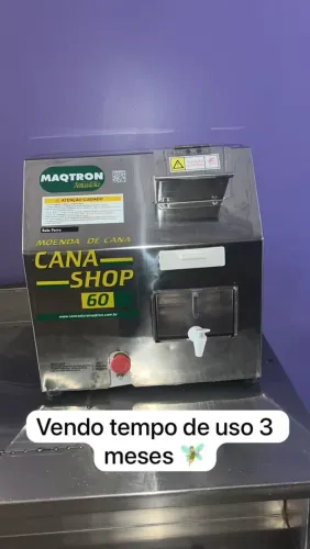 Vendo máquina de caldo de cana, semi nova