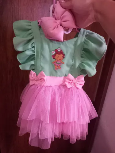 Vestido  moranguinho baby