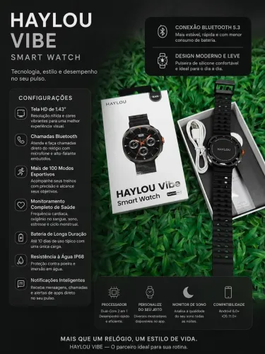 Haylou Vibe Lançamento Xiaomi 299,00