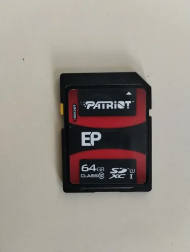 Cartão SdXc 64gb patriot para filmadoras