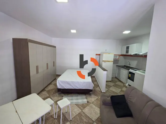 Kitnet com 1 quarto, 30 m² por R$ 1.200/mês - Rua Savero José Bruno, 212 - Moqueta - Nova