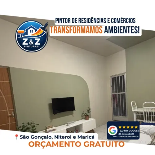 Pintura Residencial e Comercial | Acabamento Profissional | Orçamento Grátis