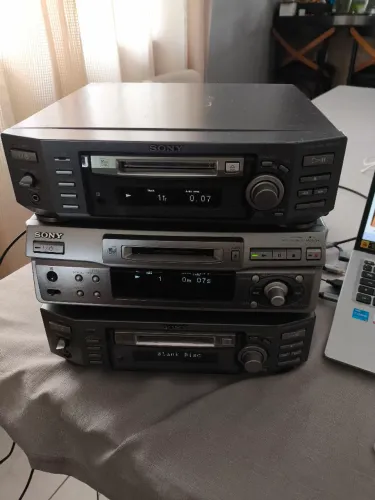 MD Sony lote 3 aparelhos em perfeito estado 