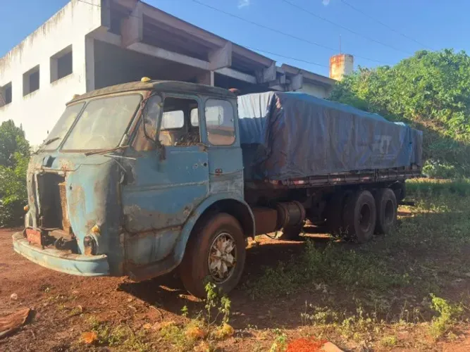 FNM 180 1973 c/ Conjunto Scania 110 Completo - Caçamba Basculante Lateral - 10 Ton