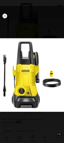 Lavadora de alta pressão Karcher K2 plus 1740psi 1400w