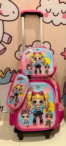 Kit Mochila de carrinho LOL Nova