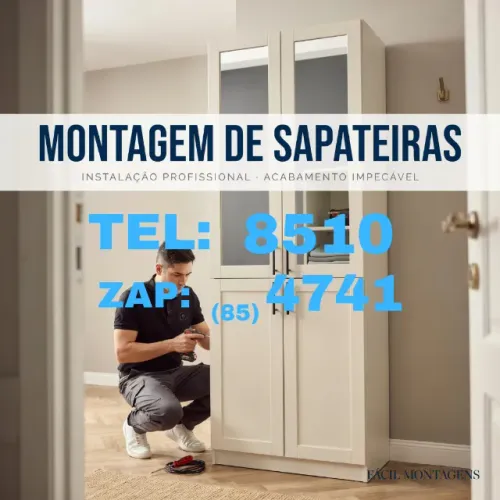 Montador de móveis. Montagem prática para seu dia a dia.