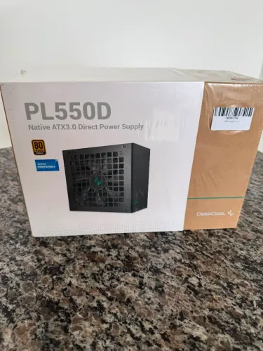 Fonte DeepCool PL550D 550W - 80 Plus Bronze | ATX 3.1 (NOVO NUNCA USADO)