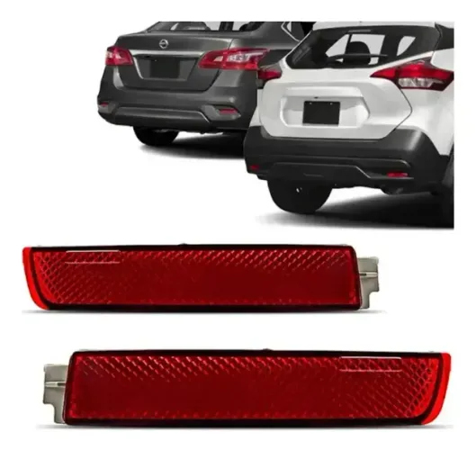 Lanterna Refletor Parachoque Traseiro Sentra 14/2019 Kicks 2017/2021