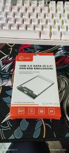 CASE DE HD NOVA TRANSPARENTE ANJ.GG USB 3.0