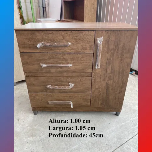 Cômoda com 4 gavetas - entrego hoje