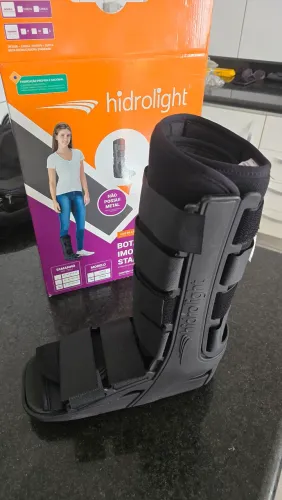 *nunca foi usada * Robofoot bota imobilizadora cano alto TAM G 43-45