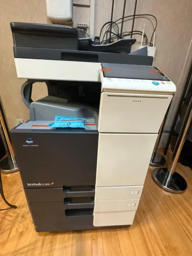 Konica Minolta c368 colorida, Mais Nova do Mercado, veja o Contador