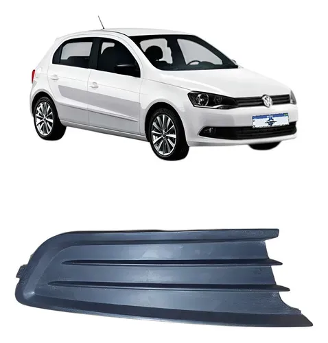 Moldura Farol De Milha Lado Direito Sem Furo Gol G6 Preto