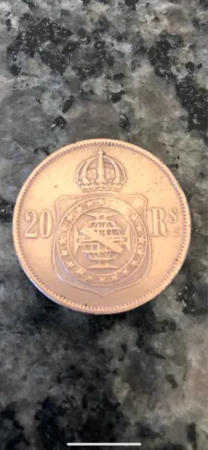 Moeda de 20 Réis 1869