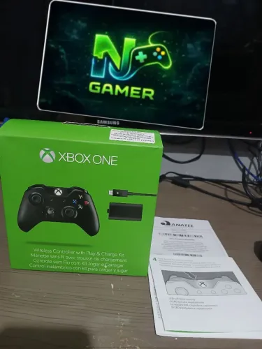 Controle original Xbox One com caixa original
