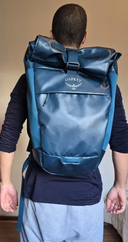 Mochila Osprey Transporter Roll Top 28L Original - Estado Impecável