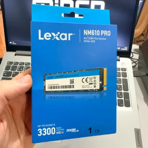 SSD NVME 1TB M2 M.2 LEXAR NM610 NOVO LACRADO