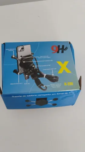 Suporte com USB pra moto