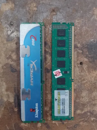 par de memoria ran de computador ddr3 4 gb cada