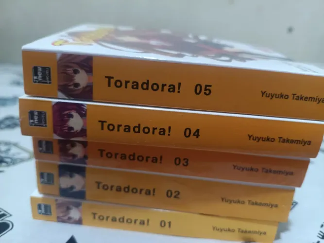 Coleção Toradora vol 1-5