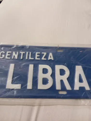 Placa decorativa LIBRA