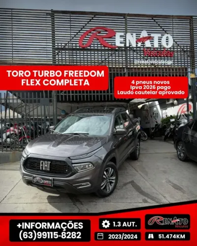 Fiat Toro Freedom 1.3 T270 4X2 Flex AUT 2024