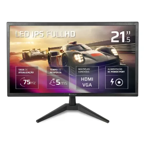 Monitor Mymax 21,5 Full HD LED VA 60Hz HDMI VGA VESA Preto MM215169HV/BK pode retirar no l